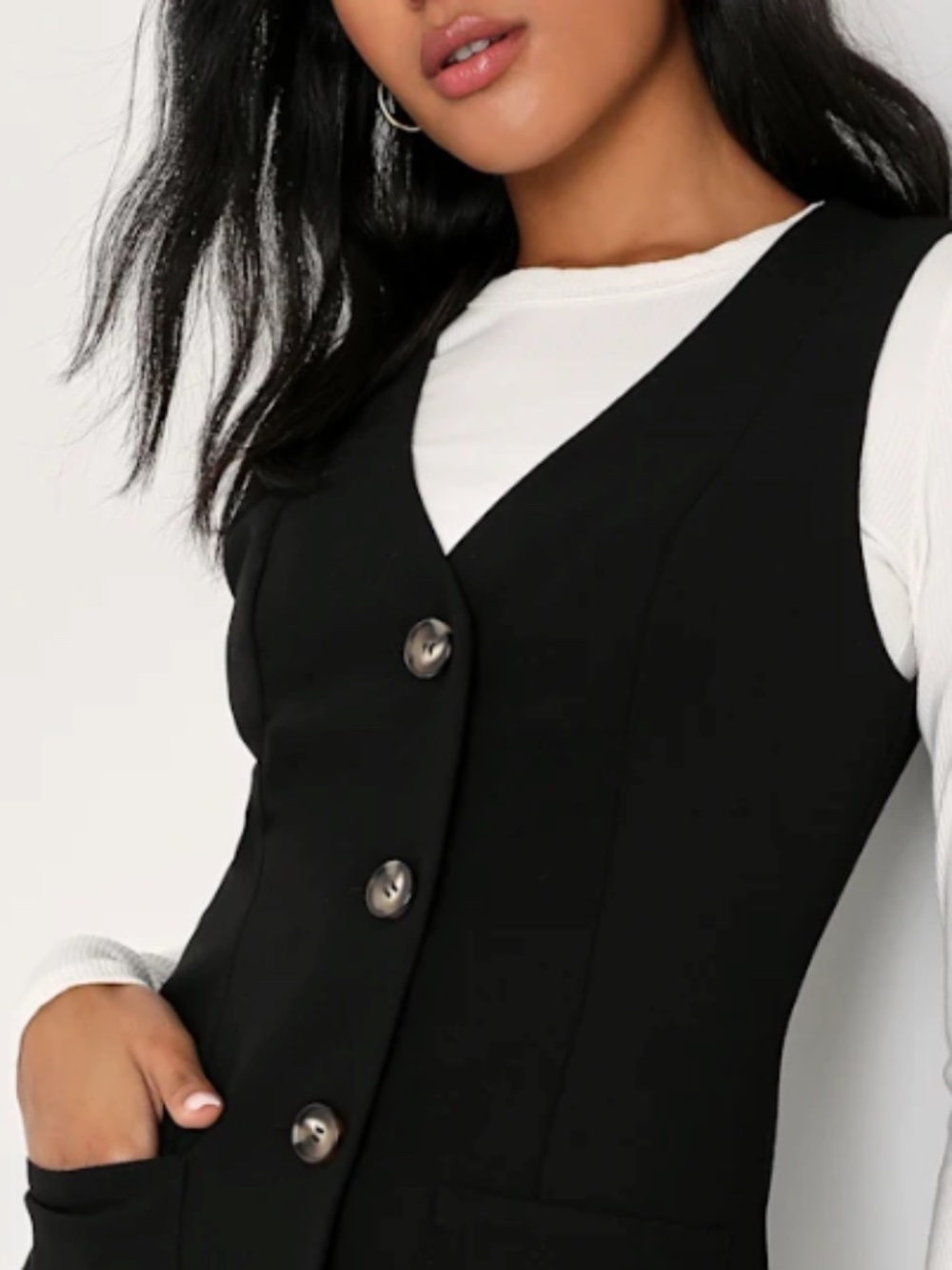 LULU's Chic Sexy Casual Woven Twill Button Up Mini Dress - Picture 5 of 5